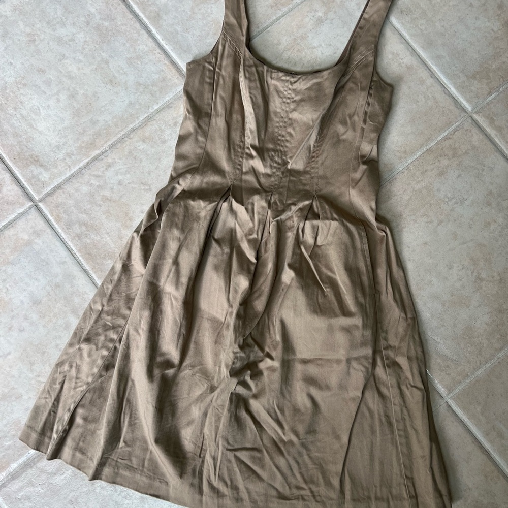 Nine West Taupe Sleeveless Dress